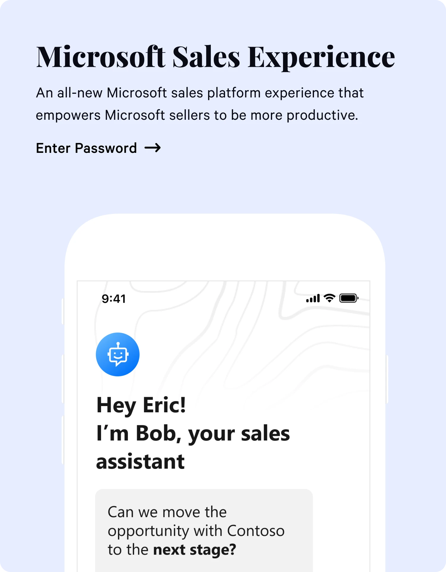 Microsoft Sales Experience